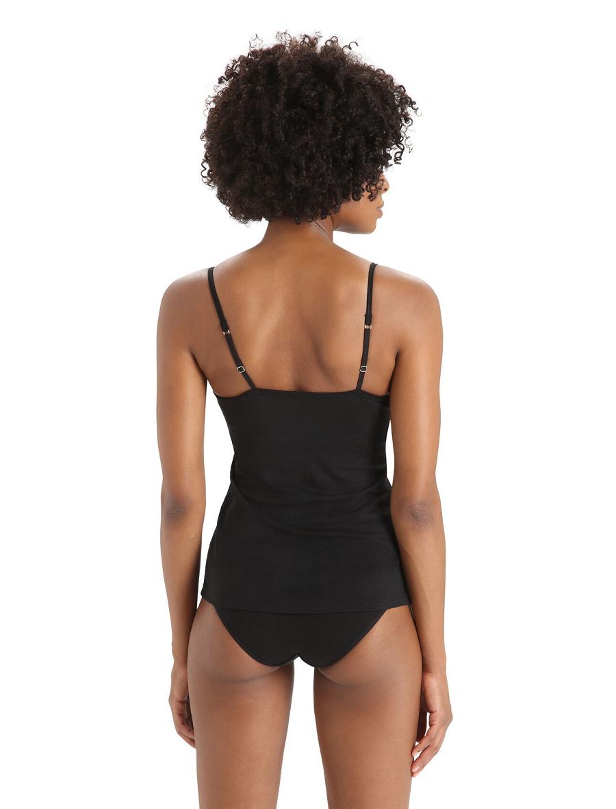 Soutien Gorge Icebreaker Merino Siren Cami Singlet Femme Noir | FR 1808AHKP